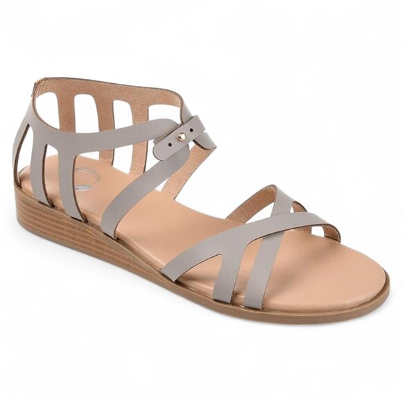 Journee Collection Comfort Foam Monro Sandal (Grey) - Picture 1 of 4
